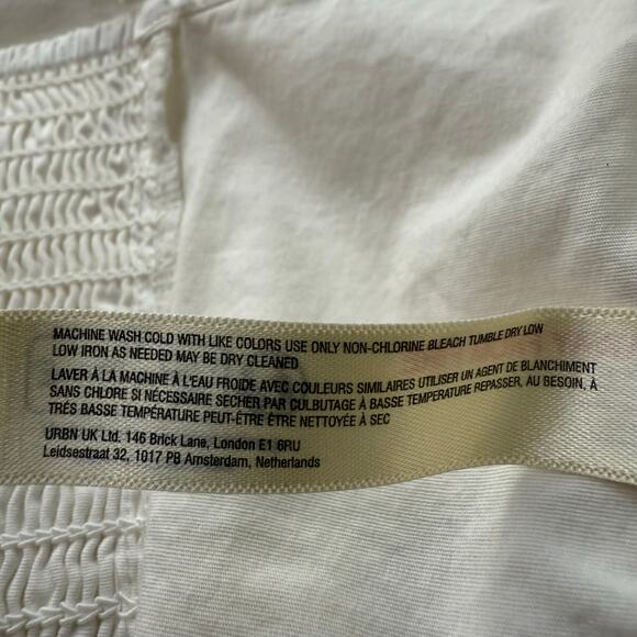 Free People set co-ord crop top and midi skirt pleated matching set boho Large - Picture 12 of 12